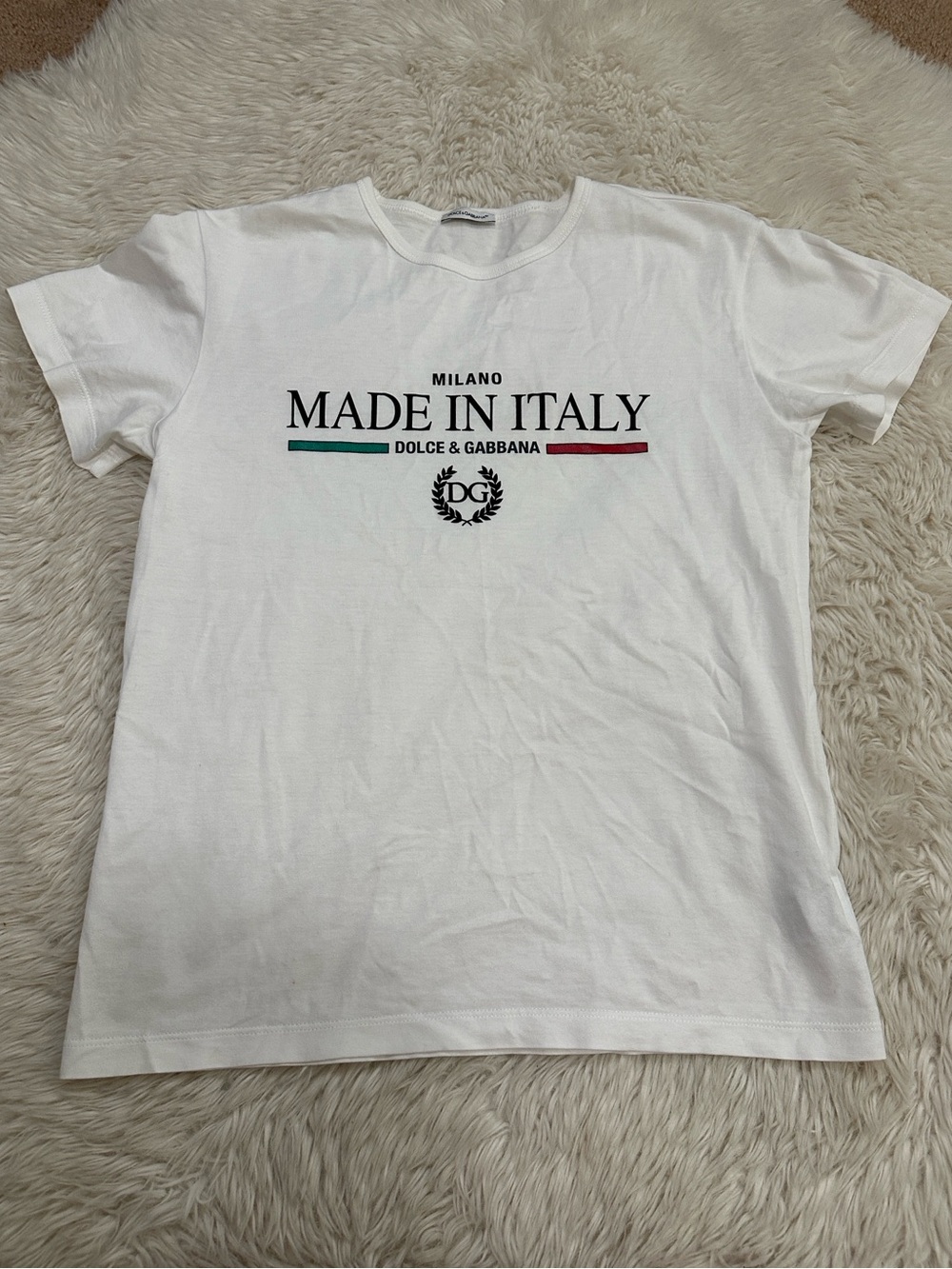 Dolce & Gabbana Kids White Tee with Logo